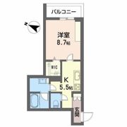 シャーメゾン リバーサイド Aの間取り画像