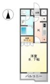 ジュネス祇園の間取り画像