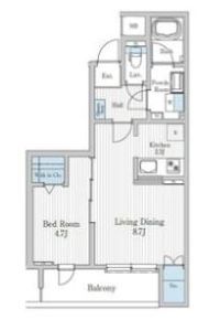 モクシオン大阪ベイの間取り画像