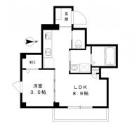 ガレ本八幡の間取り画像