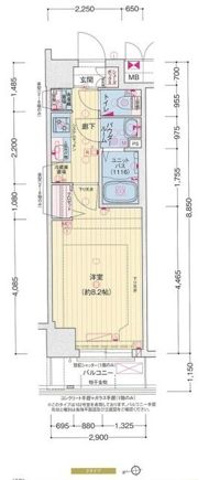 プレサンス木場公園の間取り画像