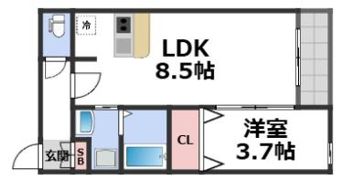 Sierra深江南の間取り画像