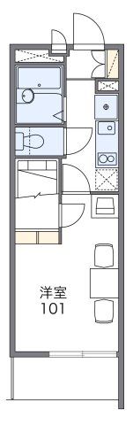 レオパレスハーベストステージの間取り画像