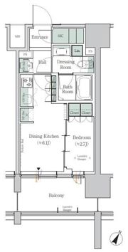 ONE ROOF RESIDENCE TAMACHIの間取り画像