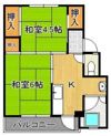 ビレッジハウス畑2号棟の間取り画像