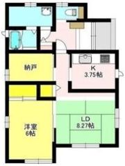 前橋六供町1丁目戸建(65-7)の間取り画像