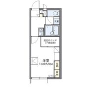 レオパレスルピナス高柳東町の間取り画像