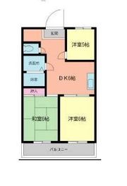 弘明寺パークコートの間取り画像