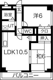 エステート良和 S棟の間取り画像