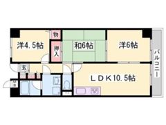 ライオンズマンション神戸水木通の間取り画像