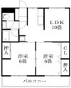 ガーデンヒルズ城南Ⅵの間取り画像