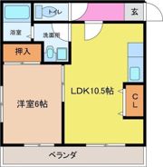 コーポゾンネの間取り画像