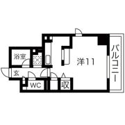アルデール江坂の間取り画像