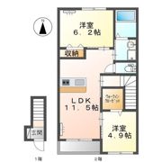 ヴィクトワールの間取り画像