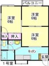 曙コーポの間取り画像