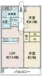 レージュ竜泉の間取り画像