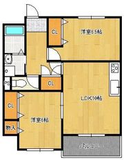 プレステージ環の間取り画像