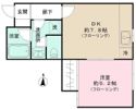 中町3丁目1DKの間取り画像