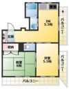 第二神谷コーポの間取り画像