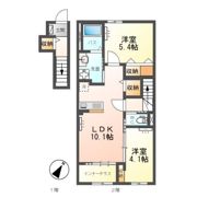 リバティコートH＆M Ⅴの間取り画像