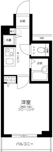 菱和パレス高輪タワーの間取り画像