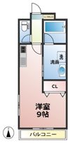 ALLURE愛大医学部前の間取り画像
