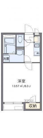 クレイノ涼の間取り画像