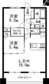 ソシア楠乃木藤が丘の間取り画像