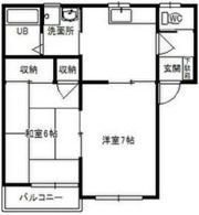 ラファミール Aの間取り画像