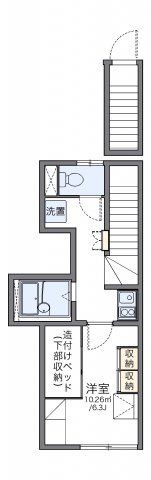 レオパレスエスタⅢの間取り画像