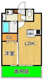 ファープレイス小倉西B棟の間取り画像