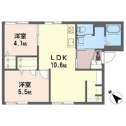 コーポ木谷の間取り画像