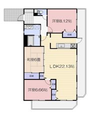 リベール厚生町の間取り画像