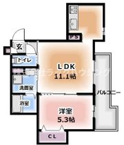 クリエオーレ門真南Ⅰの間取り画像