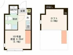 ハーモニーテラス仲宿Ⅴの間取り画像