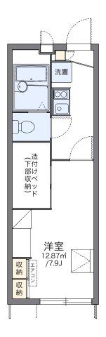 レオパレス梅花の間取り画像