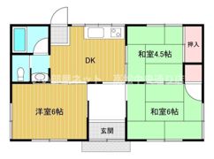 生野平屋戸建2号の間取り画像