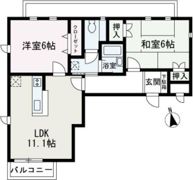 クラブハウス朝霞の間取り画像