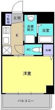 CASA BIANCA 九品寺の間取り画像
