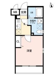 プランドールOsuの間取り画像