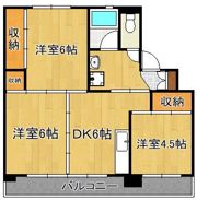 ビレッジハウス水巻3号棟の間取り画像