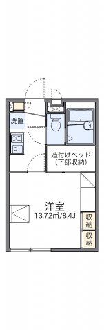 レオパレスI N南仙台の間取り画像