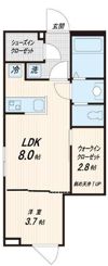 Fullea神楽坂の間取り画像