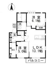 ヴェルジュ・コートⅡの間取り画像