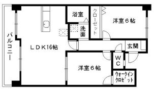 セントラルタワー大津の間取り画像