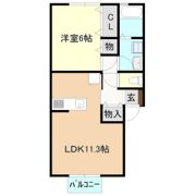 ローズガーデンB棟の間取り画像