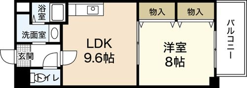 タウン五日市の間取り画像