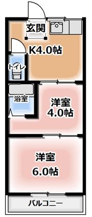 桜井マンションの間取り画像