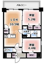 アーバネックス梅田中崎町Ⅱの間取り画像