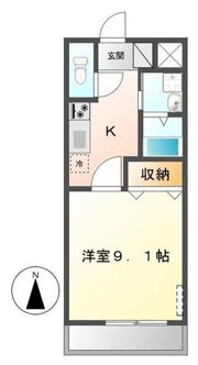 フロイデハイムみどりのの間取り画像